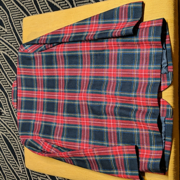 Wool blend plaid blazer AMAZING! - Picture 5 of 6